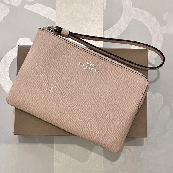 Coach Handbags - COACH Wristlet Light Pink NWT